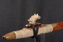 Dream Amboyna Burl Native American Flute, Minor, Mid A-4, #S4B (0)